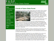 Tablet Screenshot of friendsofuptonstateforest.org